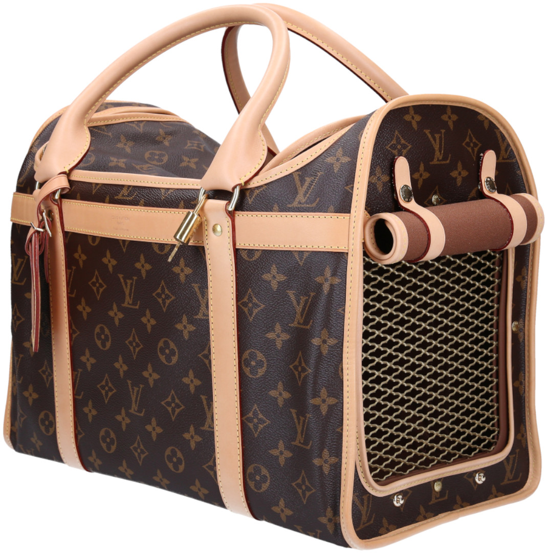 LOUIS VUITTON DOG BAG 50 HUNDETRAGETASCHE AUS MONOGRAM CANVAS (M42021)